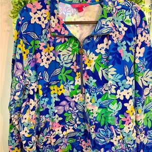 Lilly Pulitzer Multicolor Floral Crewneck - Blue, Pink, Green